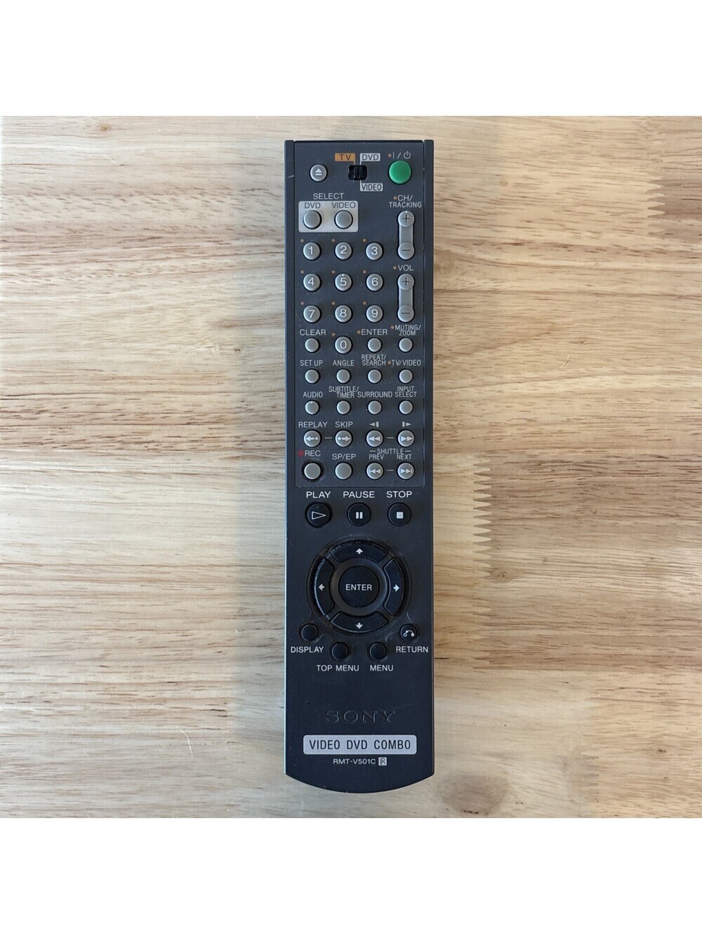 Genuine SONY DVD VCR COMBO REMOTE CONTROL RMT-V501C SLV-D360P SLV-D350P D251P